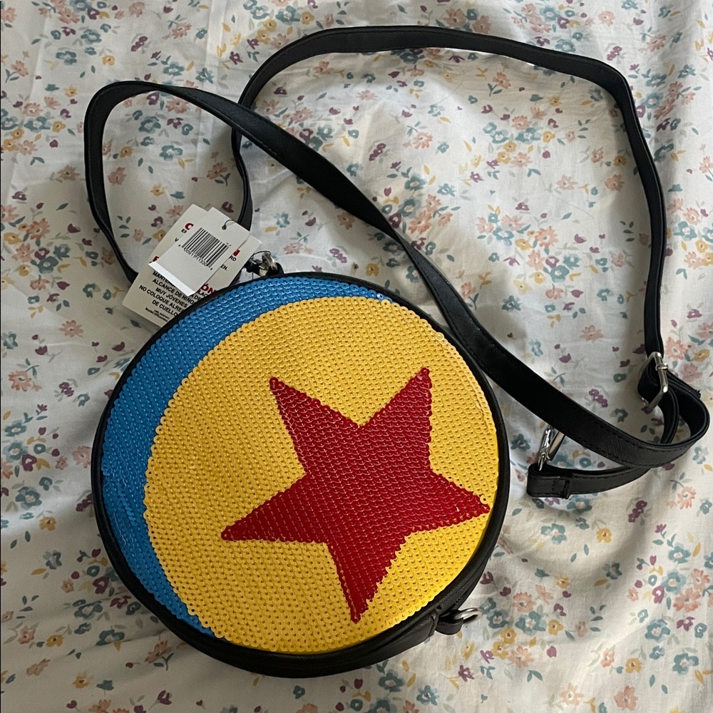 Disney Parks Loungefly Pixar Luxo Ball Crossbody Sequin Purse Toy Story